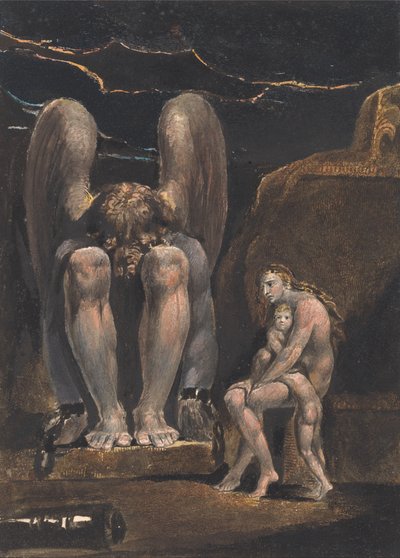 America. A Prophecy, Plate 1, Frontispiece by William Blake